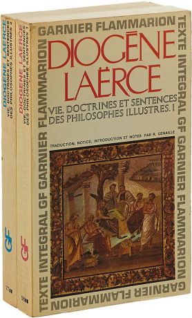 Diogene Laerce Vie, doctrines et sentences des philosophes illustres (комплект из 2 книг)