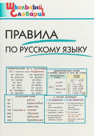 И. В. Клюхина Правила по русскому языку