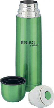 Термос с клапаном Palisad "Camping", с клапаном, цвет: зеленый, 500 мл