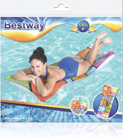 Bestway Матрас надувной Яркий. 183 х 69 см 44033