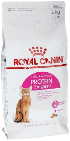 Корм сухой Royal Canin "Exigent 42 Protein Preference", для кошек, привередливых к составу продукта, 2 кг