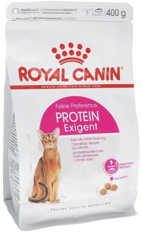 Корм сухой Royal Canin "Exigent 42 Protein Preference", для кошек, привередливых к составу продукта, 400 г