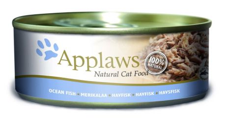 Консервы "Applaws", для кошек, с океанической рыбой, 156 г