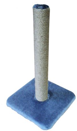 Когтеточка "ЛапкинДом", цвет: серый, 32 х 32 х 55 см