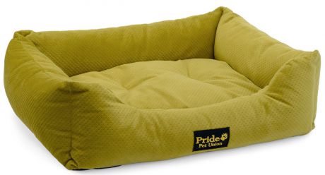Лежак для животных Pride "Престиж", цвет: зеленый, 90 х 80 х 25 см