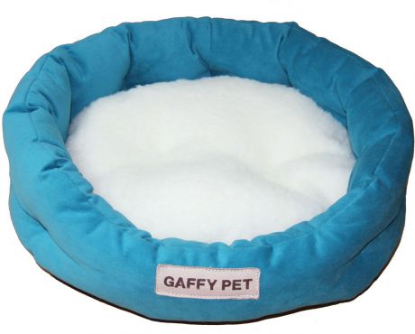 Лежак Gaffy Pet "Soft", цвет: бирюзовый, 45 х 35 х 14 см