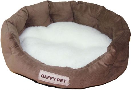 Лежак Gaffy Pet "Soft", цвет: шоколадный, 45 х 35 х 14 см