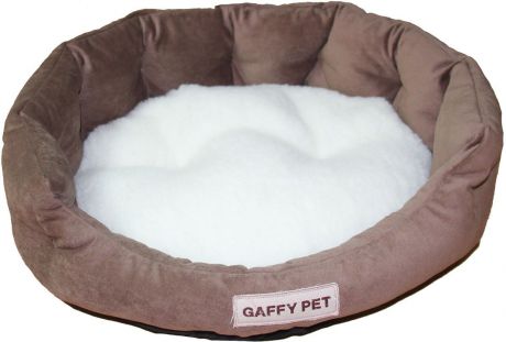 Лежак Gaffy Pet "Soft", цвет: шоколадный, 55 х 45 х 16 см