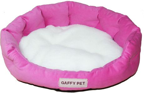 Лежак Gaffy Pet "Soft", цвет: розовый, 55 х 45 х 16 см