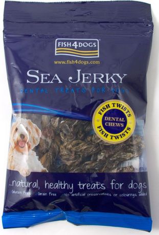 Лакомство для собак Sea Jerky "Fish Twists", с рыбой, 100 г