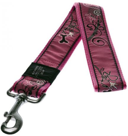 Поводок для собак Rogz "Fancy Dress", цвет: розовый, ширина 4 см. Размер XXL. HL04BN