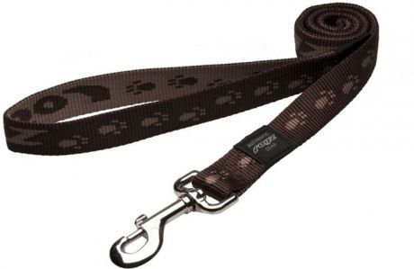 Поводок для собак Rogz "Alpinist", удлиненный, цвет: коричневый, ширина 2,5 см. Размер XL. HLL27J