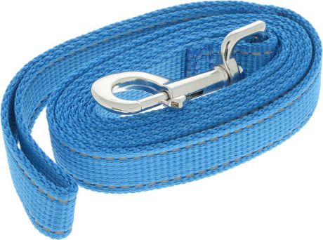 Поводок капроновый для собак "Аркон", цвет: синий, ширина 2,5 см, длина 1,5 м