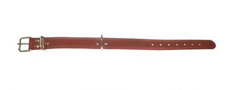 Ошейник Аркон "Стандарт", цвет: коньячный, ширина 3,5 см, длина 62 см. о35/1к