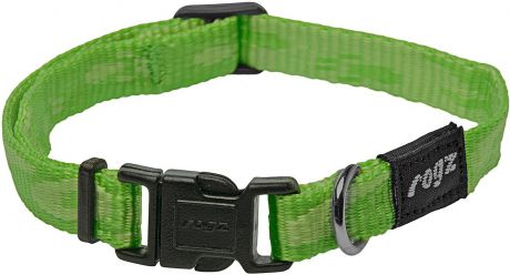 Ошейник для собак Rogz "Alpinist", цвет: зеленый, ширина 1,1 см. Размер S