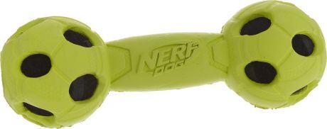 Игрушка для собак Nerf "Гантель с отверстиями", длина 17,5 см