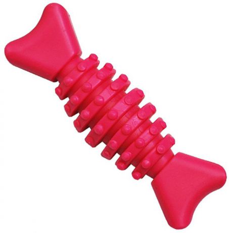 Игрушка для собак Уют "Гантель-косточка с шипами", цвет в ассортименте, 12 см