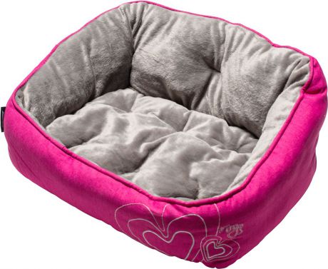 Лежак для собак Rogz "Luna Podz", цвет: розовый, 25 х 52 х 38 см