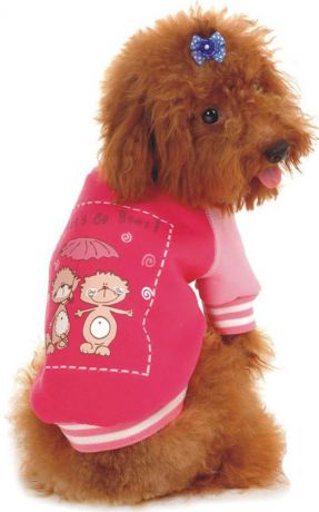 Майка-толстовка для собак "Dobaz", утепленная, цвет: розовый. ДФ08025СХЛ. Размер XL