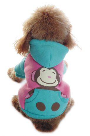Куртка для собак "Dobaz", цвет: бирюзовый, розовый. ДА1121АС/п. Размер S