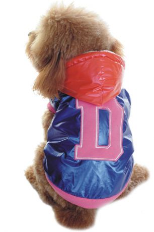 Куртка для собак Dobaz "D", утепленная, цвет: синий. ДА1125АХЛ/п. Размер XL