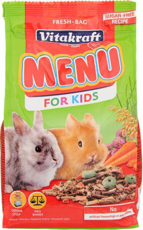 Корм для молодых кроликов Vitakraft "Menu Kids", 500 г