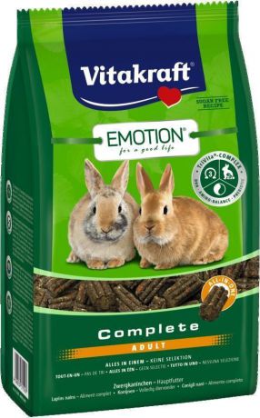 Корм Vitakraft "Complete", для взрослых кроликов, 800 г