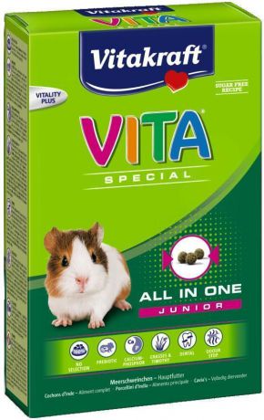 Корм Vitakraft "Vita Special" для молодых морских свинок, 600 г