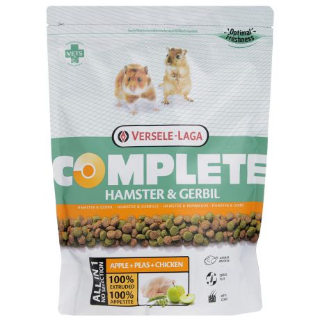 Корм для хомяков и песчанок Versele-Laga "Hamster & Gerbil", комплексный, 500 г