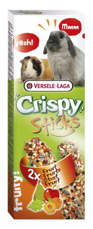 Палочки для кроликов и морских свинок Versele-Laga "Crispy", с фруктами, 2 х 55 г