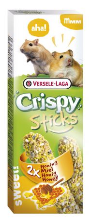 Палочки для хомяков и песчанок Versele-Laga "Crispy", с медом, 2 х 55 г