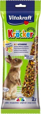 Крекеры для кроликов "Vitakraft", мультивитамин, 2 шт