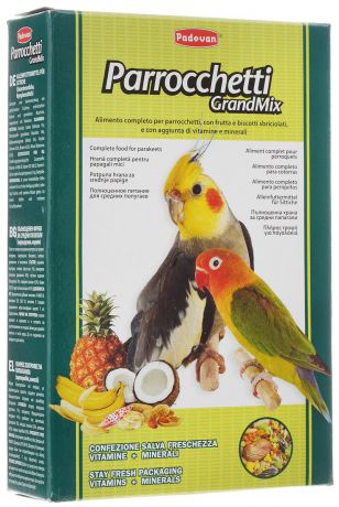 Корм для средних попугаев Padovan "Parrocchetti GrandMix", 400 г