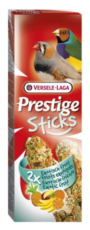 Палочки для тропических птиц Versele-Laga "Prestige", с экзотическими фруктами, 2 х 30 г