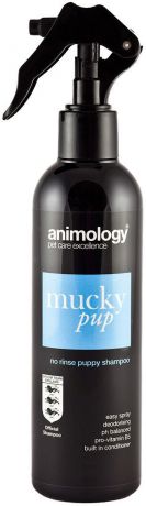 Шампунь-спрей с кондиционером Animology "Mucky Pup No Rinse" от неприятных запахов, для щенков, 250 мл