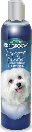 Шампунь для собак и кошек Bio-Groom "Super White", для светлой шерсти, 355 мл