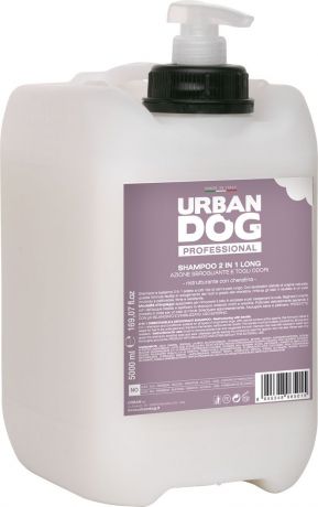 Шампунь для собак "Urban Dog", для длинношерстных пород, распутывающий и удаляющий неприятный запах, 5 л