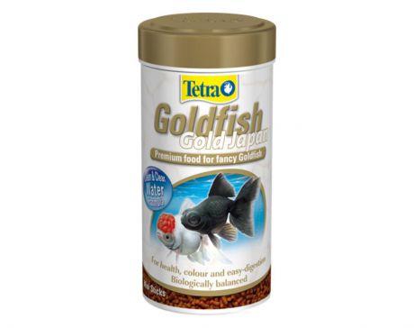 Корм Tetra "Goldfish Gold Japan" для селекционных золотых рыбок, мини-гранулы, 250 мл (145 г)