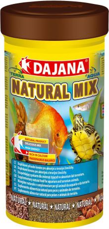 Корм для рыб и рептилий Dajana "Natural Mix", 100 мл