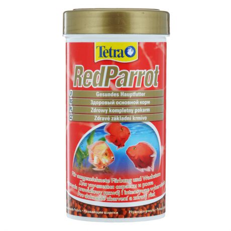 Корм сухой Tetra "RedParrot", для красных попугаев, в виде шариков, 250 мл