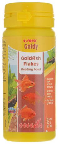 Корм для золотых рыбок Sera "Goldy", хлопья, 50 мл (10 г)