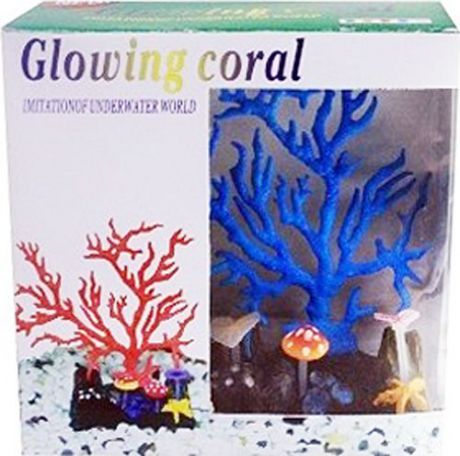 Светящийся коралл Meijing Aquarium "Светящийся коралл", цвет: синий. AM0015B