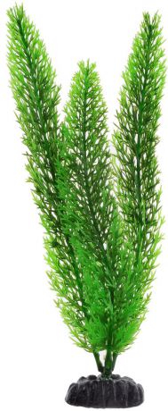 Растение для аквариума Barbus "Роголистник", пластиковое, цвет: зеленый, высота 30 см