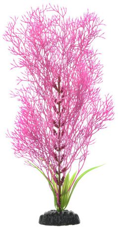Растение для аквариума Barbus "Горгонария", пластиковое, цвет: сиреневый, высота 30 см