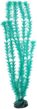 Растение для аквариума Barbus "Кабомба", пластиковое, цвет: бирюзовый, высота 50 см