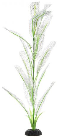 Растение для аквариума Barbus "Апоногетон Мадагаскарский", шелковое, цвет: зеленый, белый, высота 50 см