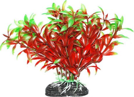 Растение для аквариума Уют "Людвигия красно-зеленая", высота 11 см