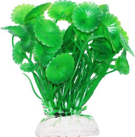 Растение для аквариума Уют "Щитолистник зеленый", высота 11 см