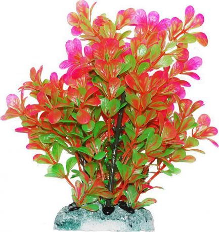 Растение для аквариума Уют "Людвигия розово-зеленая", высота 20 см