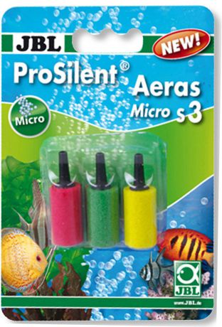 Набор распылителей для аквариума JBL "ProSilent Aeras Micro S3", 1,5 х 2,6 см, 3 шт